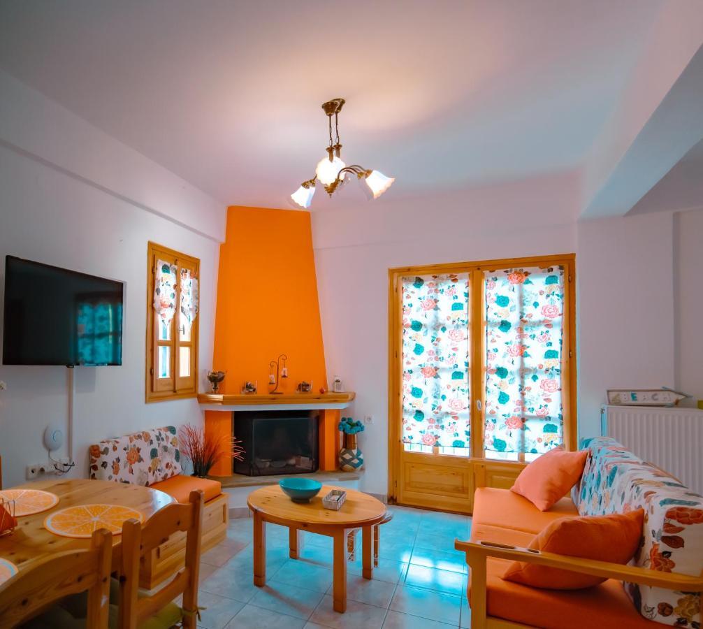 Orange House For Big Families In Damouchari - Delicious Houses Eksteriør bilde