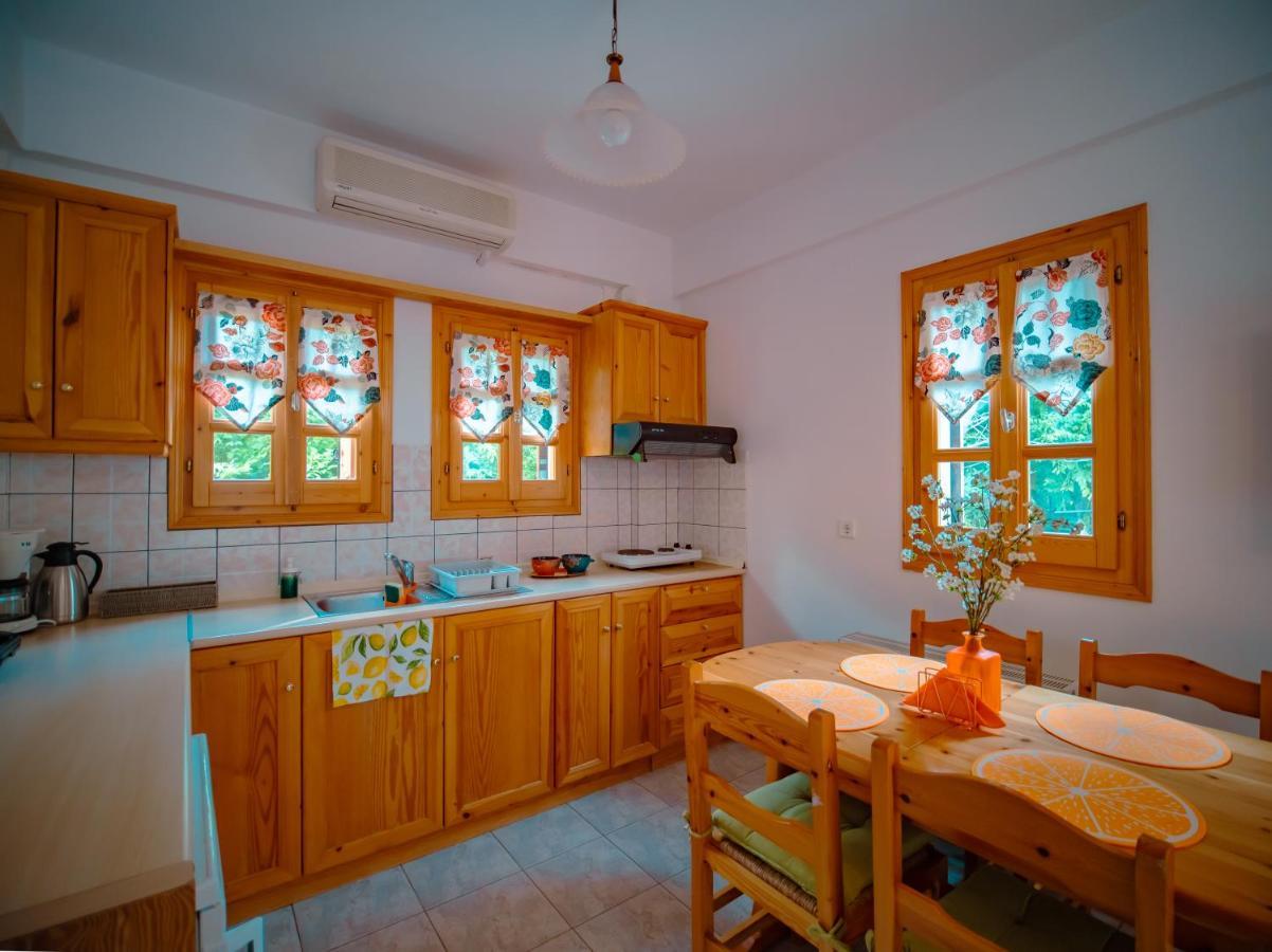 Orange House For Big Families In Damouchari - Delicious Houses Eksteriør bilde