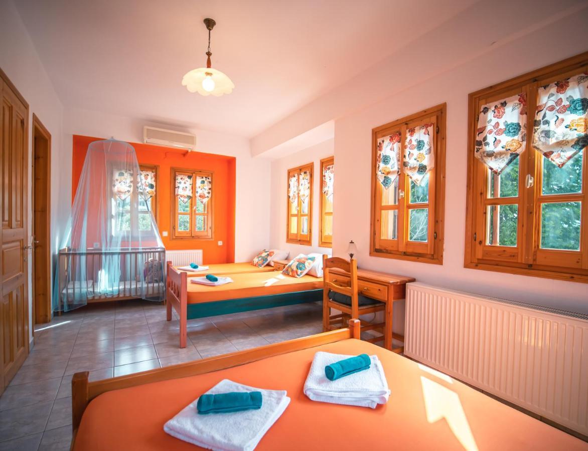 Orange House For Big Families In Damouchari - Delicious Houses Eksteriør bilde
