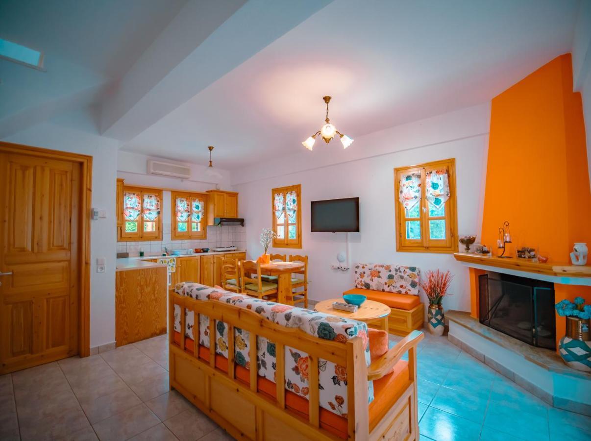 Orange House For Big Families In Damouchari - Delicious Houses Eksteriør bilde