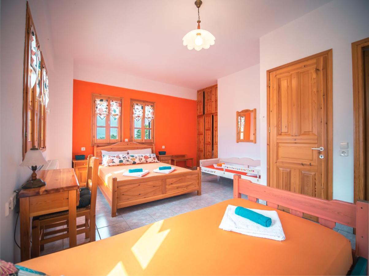 Orange House For Big Families In Damouchari - Delicious Houses Eksteriør bilde
