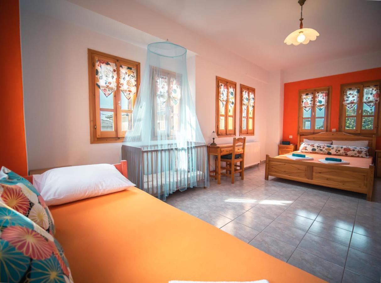 Orange House For Big Families In Damouchari - Delicious Houses Eksteriør bilde